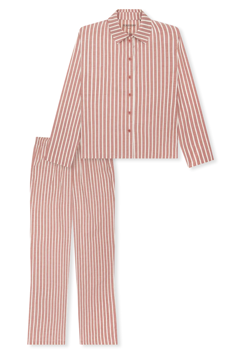 Pyjama Rot gestreift - Selected Premium