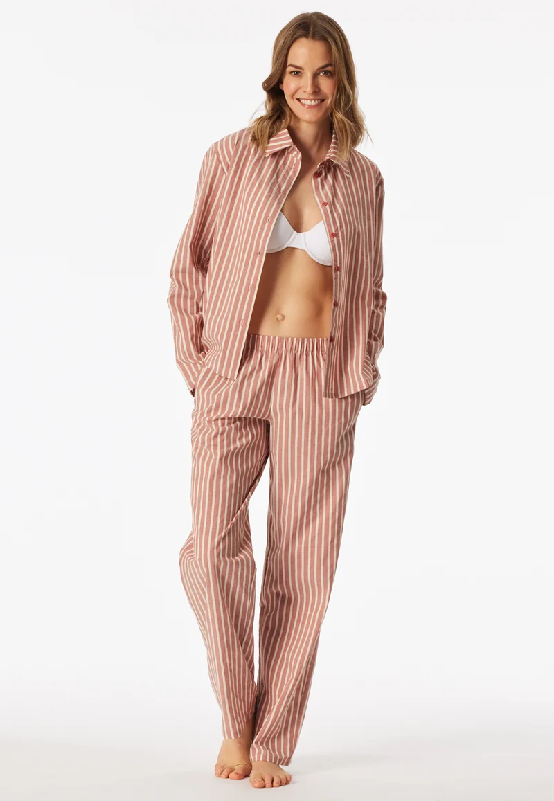 Pyjama Rot gestreift - Selected Premium