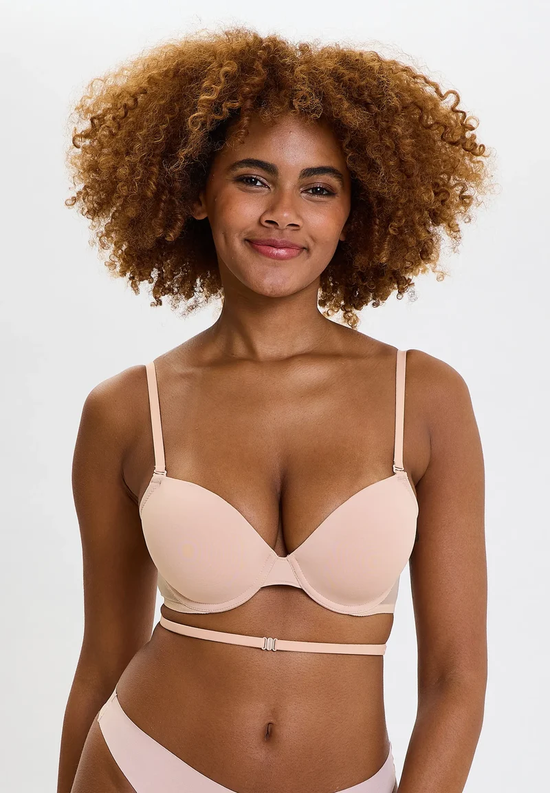 Soutien-gorge dos nu invisible Nude Elegance Nude Parfait