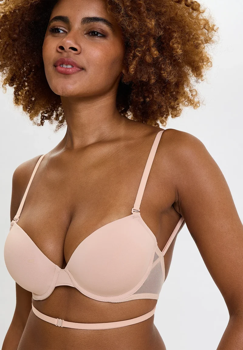 Soutien-gorge dos nu invisible Nude Elegance Nude Parfait