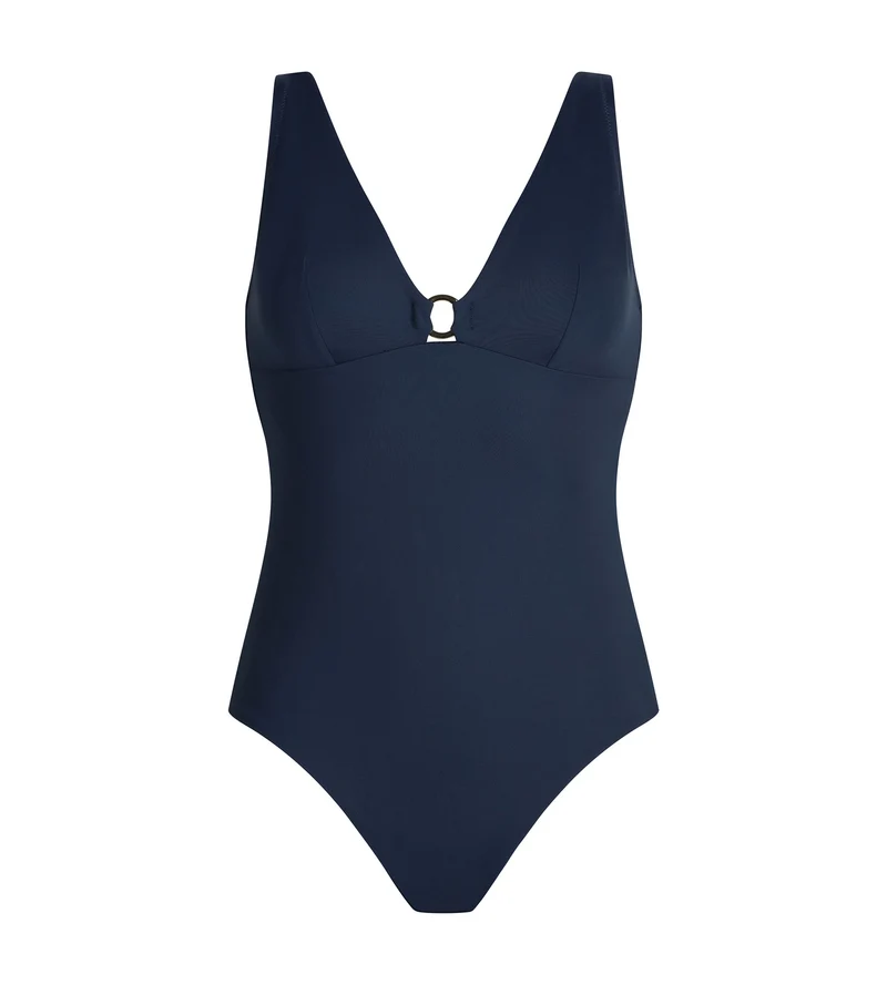 Maillot de bain 1 pièce femme Bleu Dim Swimwear Silhouette