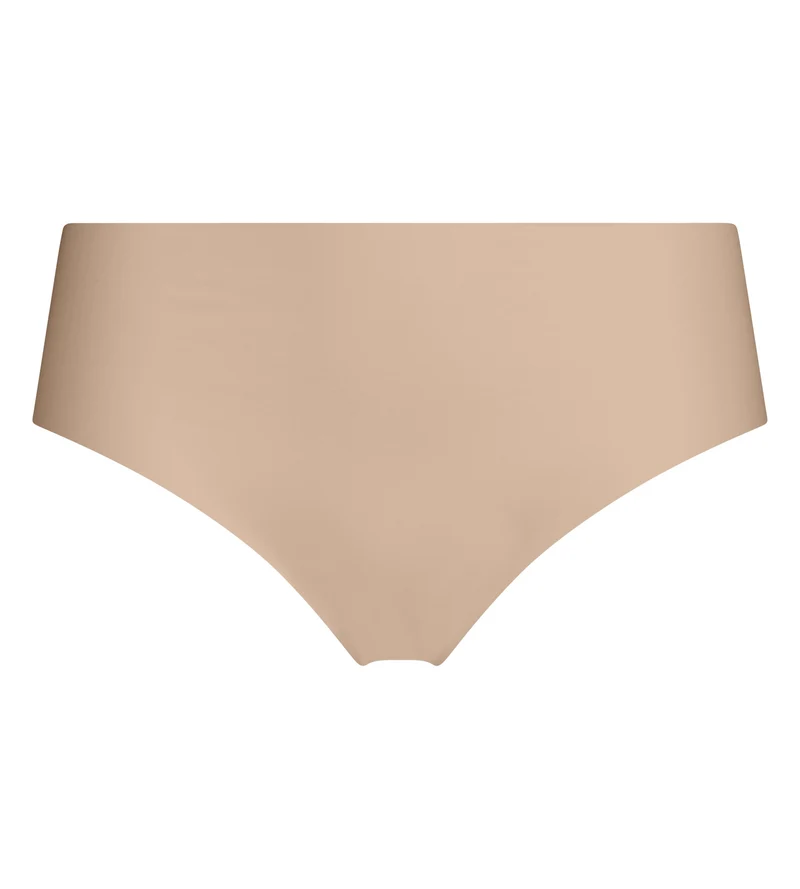 Culotte taille haute femme invisible en microfibre Nude Dim