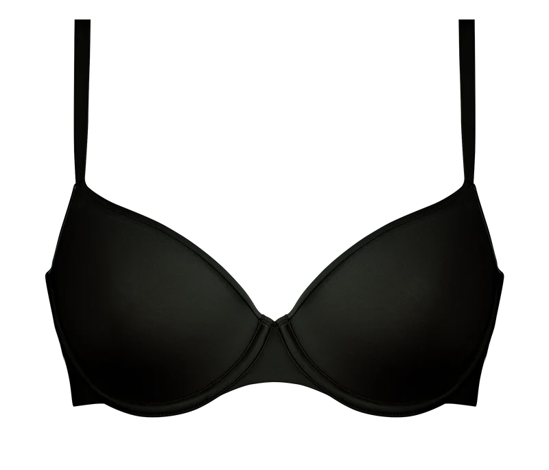 Soutien-gorge corbeille en microfibre Noir Dim Invisible