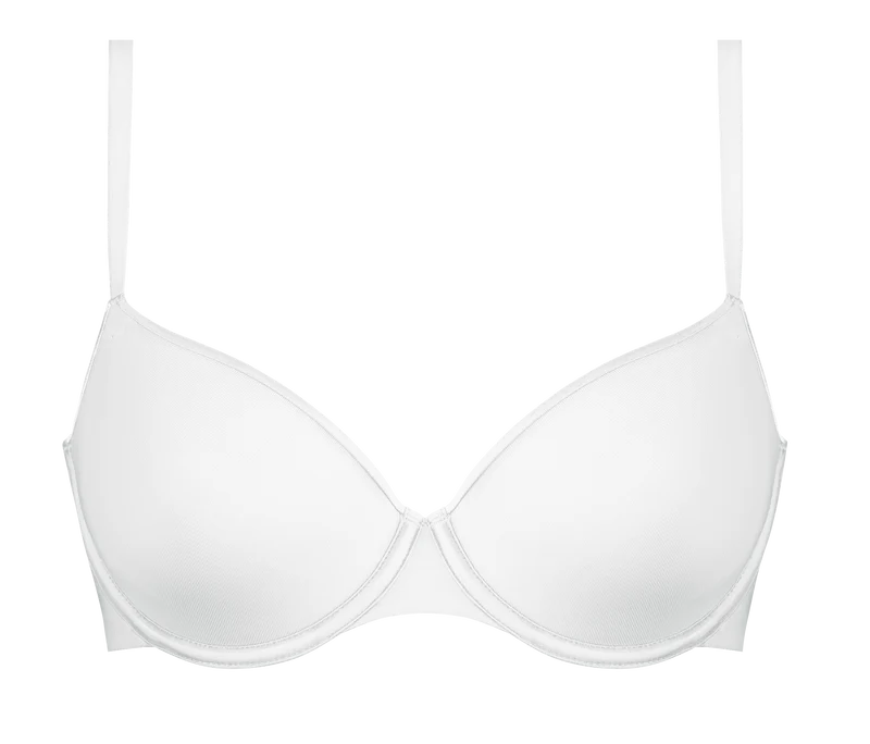 Soutien-gorge corbeille en microfibre Blanc Dim Invisible