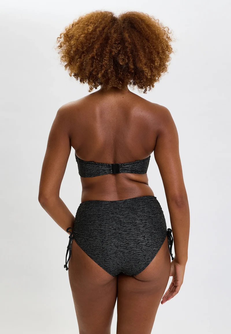 Culotte taille haute de bain Palm Cove Noir
