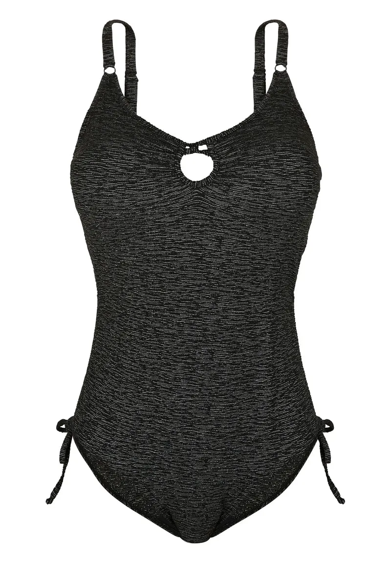 Maillot de bain une pièce sans armatures Palm Cove Noir