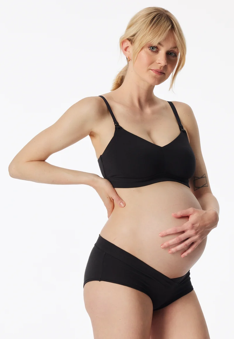 Umstandsslip Schwarz - Unique Maternity