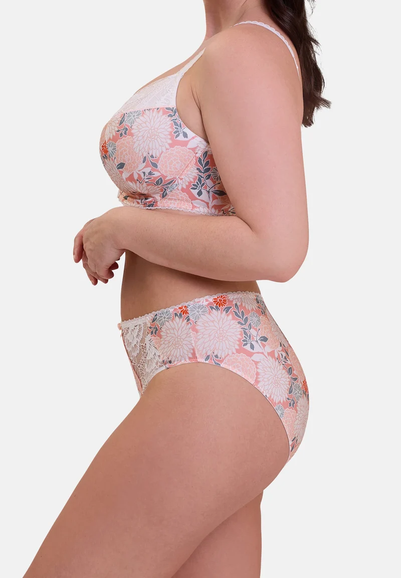 Soutien-gorge emboîtant Aurélie Imprimé Dahlia Clair