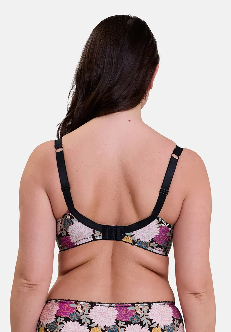 Soutien-gorge emboîtant Aurélie Imprimé Dahlia Foncé