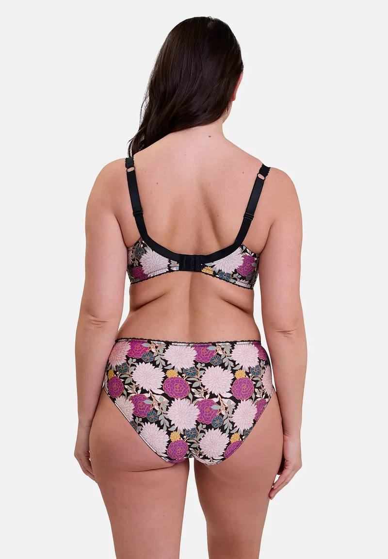 Soutien-gorge emboîtant Aurélie Imprimé Dahlia Foncé