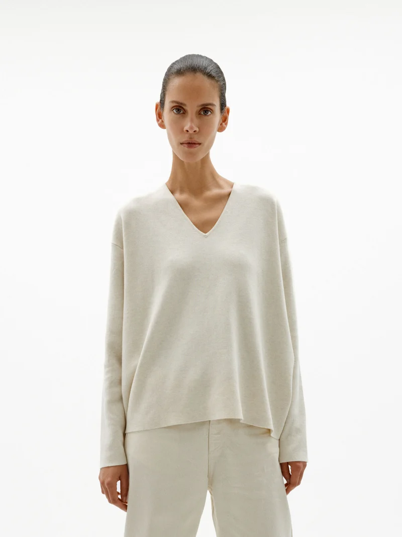 Pull décontracté à encolure V Tilda
