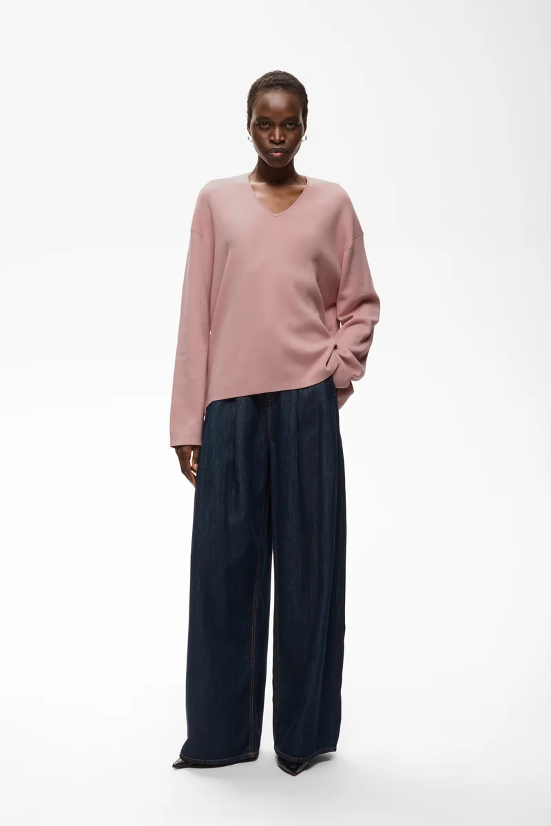 Pull décontracté à encolure V Tilda