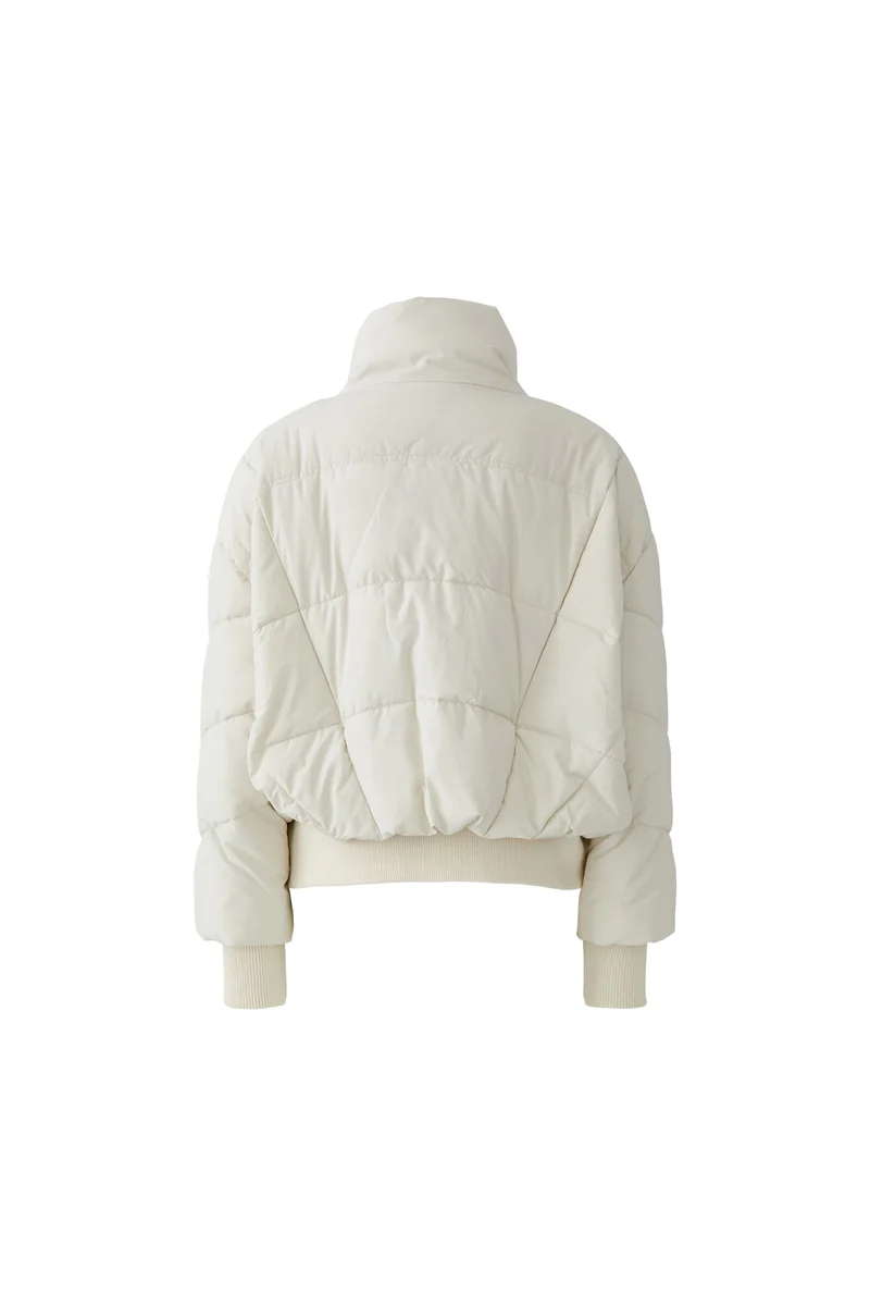 Manteau matelassé à col montant