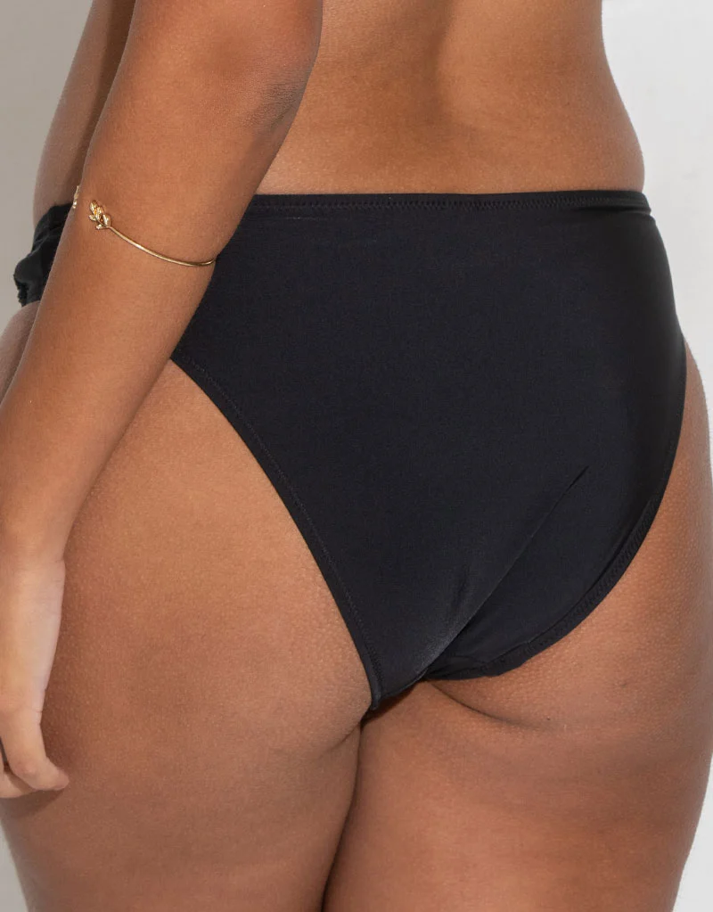 Pour Moi Samoa Ring Detail Bikini Brief Black