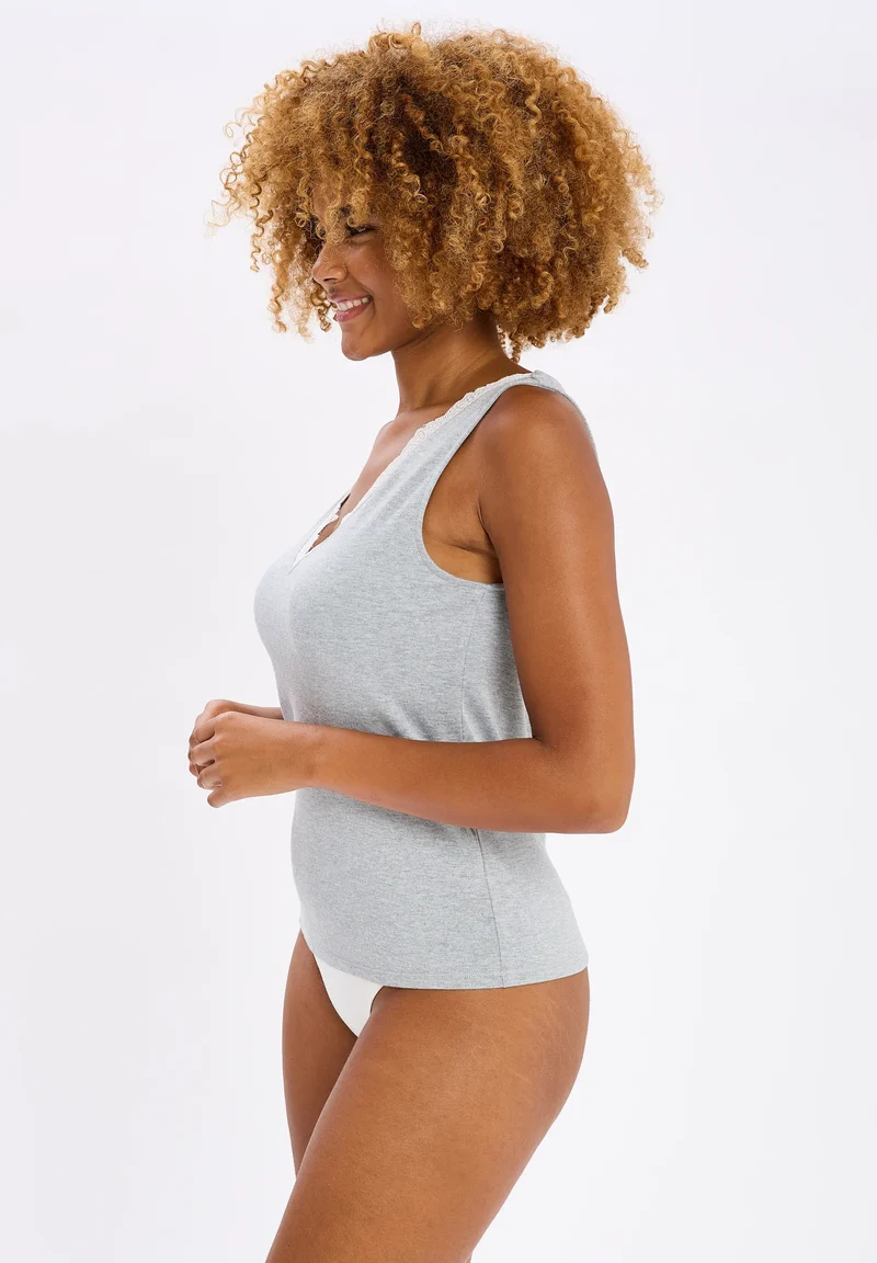 Débardeur Thermique Warm Gris