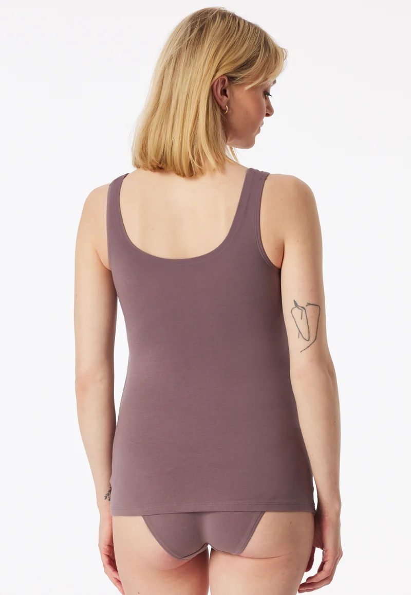 Umstandstop mit Cups V-Ausschnitt Lila - Unique Maternity