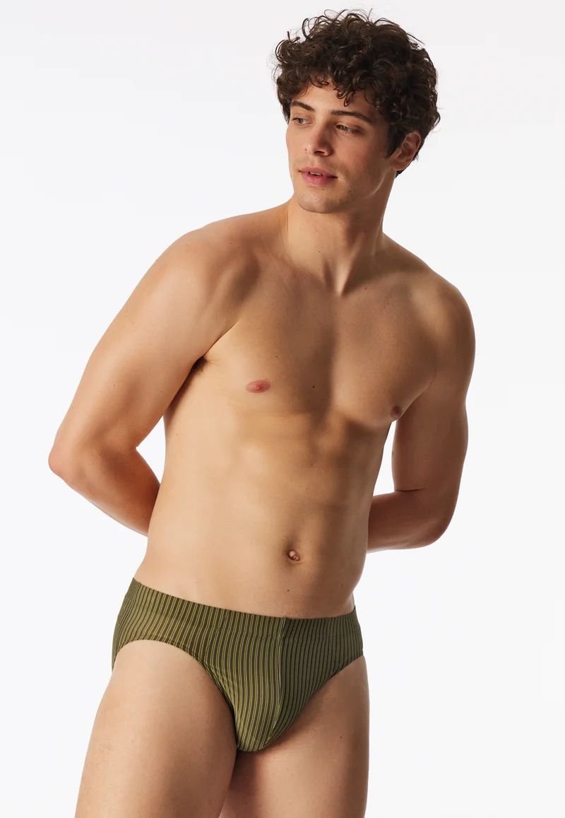Slip Grün gestreift - Long Life Soft