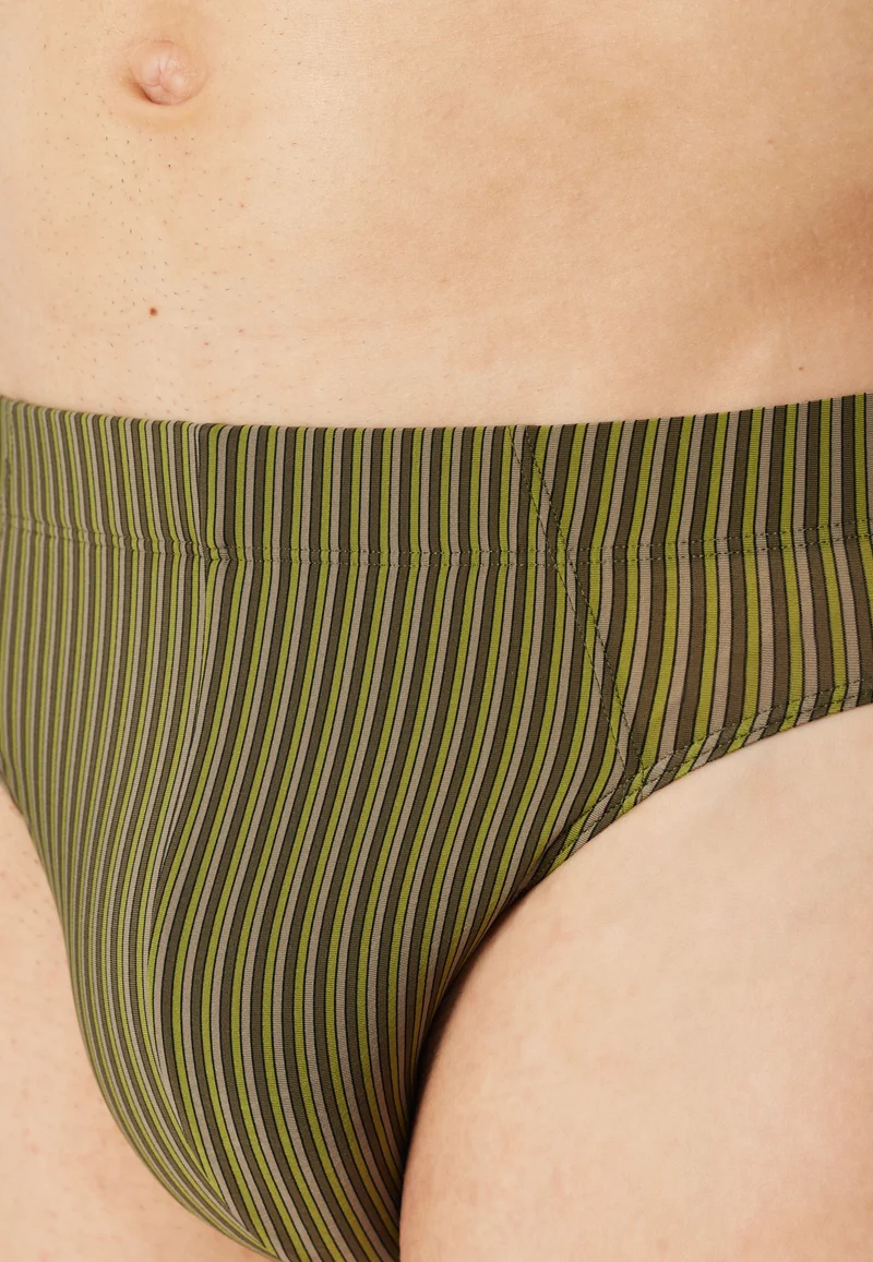 Slip Grün gestreift - Long Life Soft