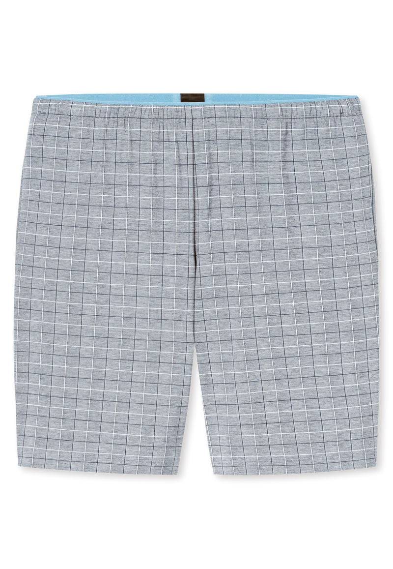 Schlafanzug kurz Grau kariert - Selected Premium