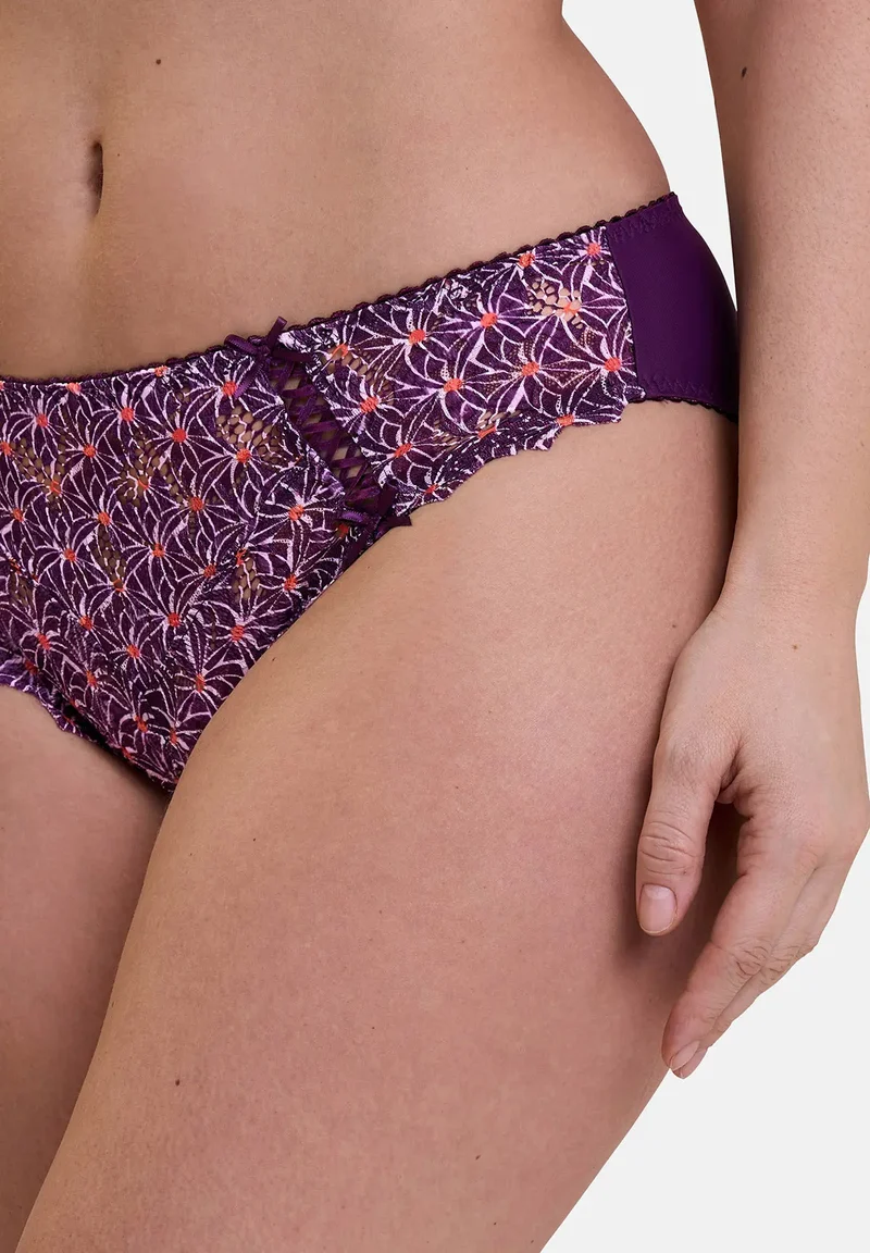 Slip Arum Mosaïc Imprimé Graphique Mûre