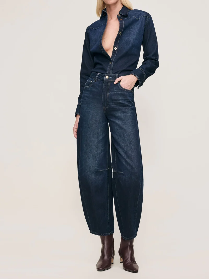 Jeans ballon à taille haute Miro