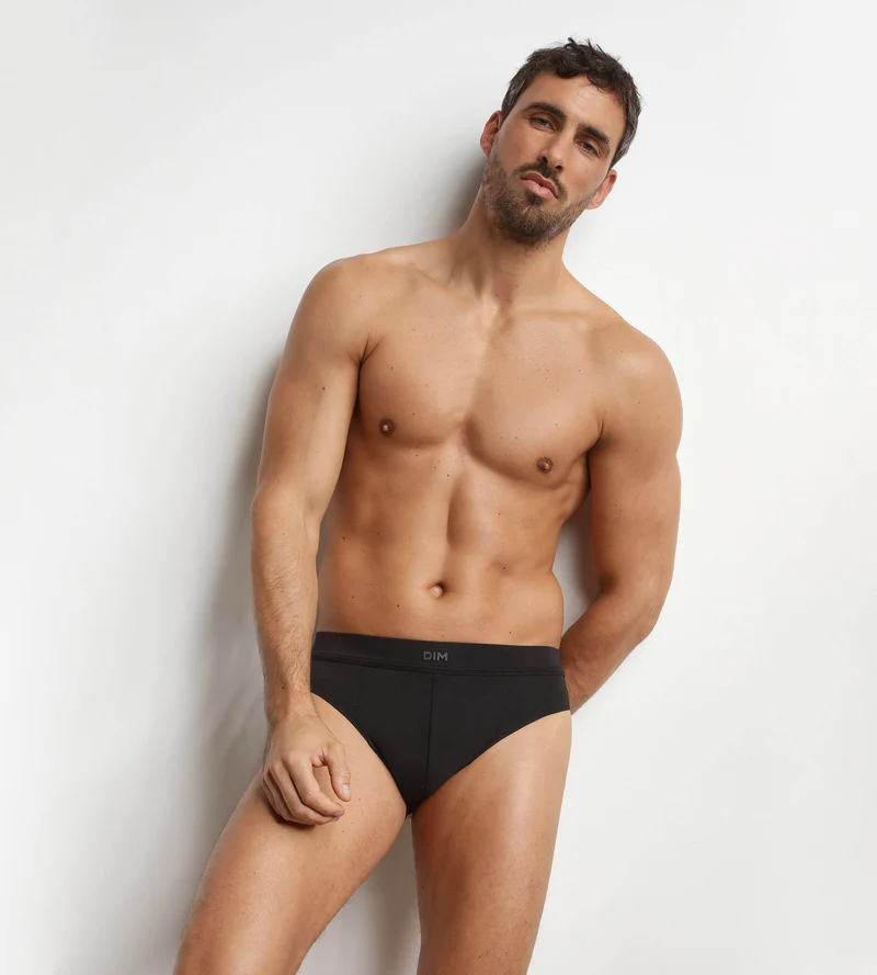 Slip Homme Gentleman Coton Modal Noir