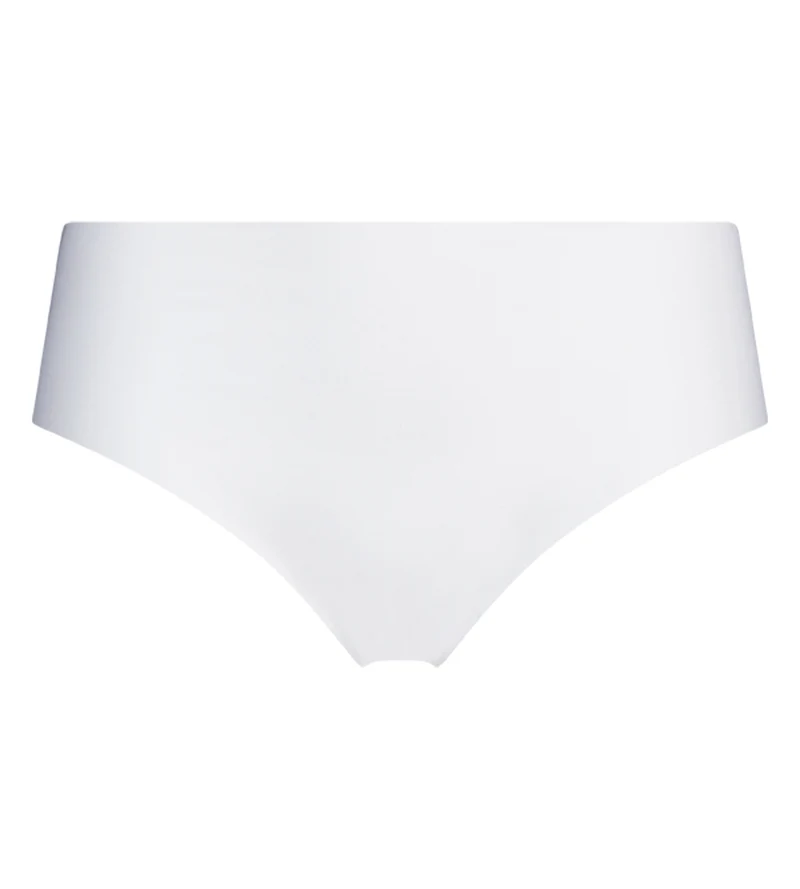 Culotte taille haute femme invisible en microfibre Blanc Dim