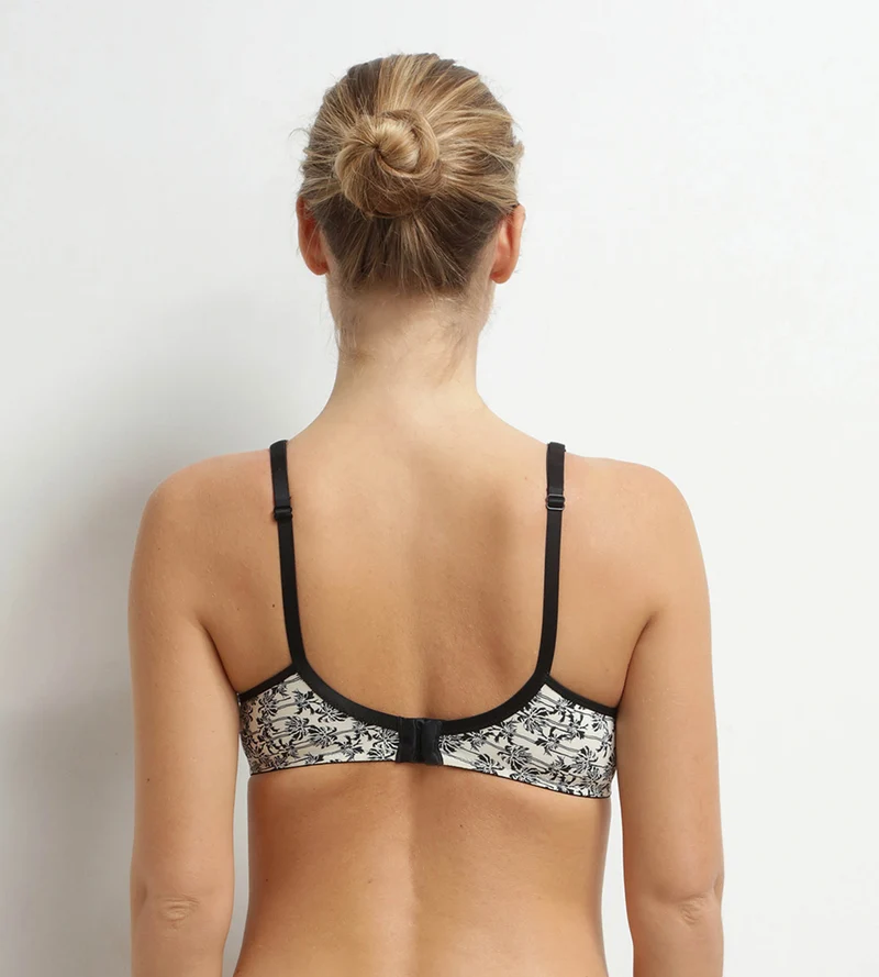 Soutien-gorge emboîtant en microfibre et tulle à palmiers Generous