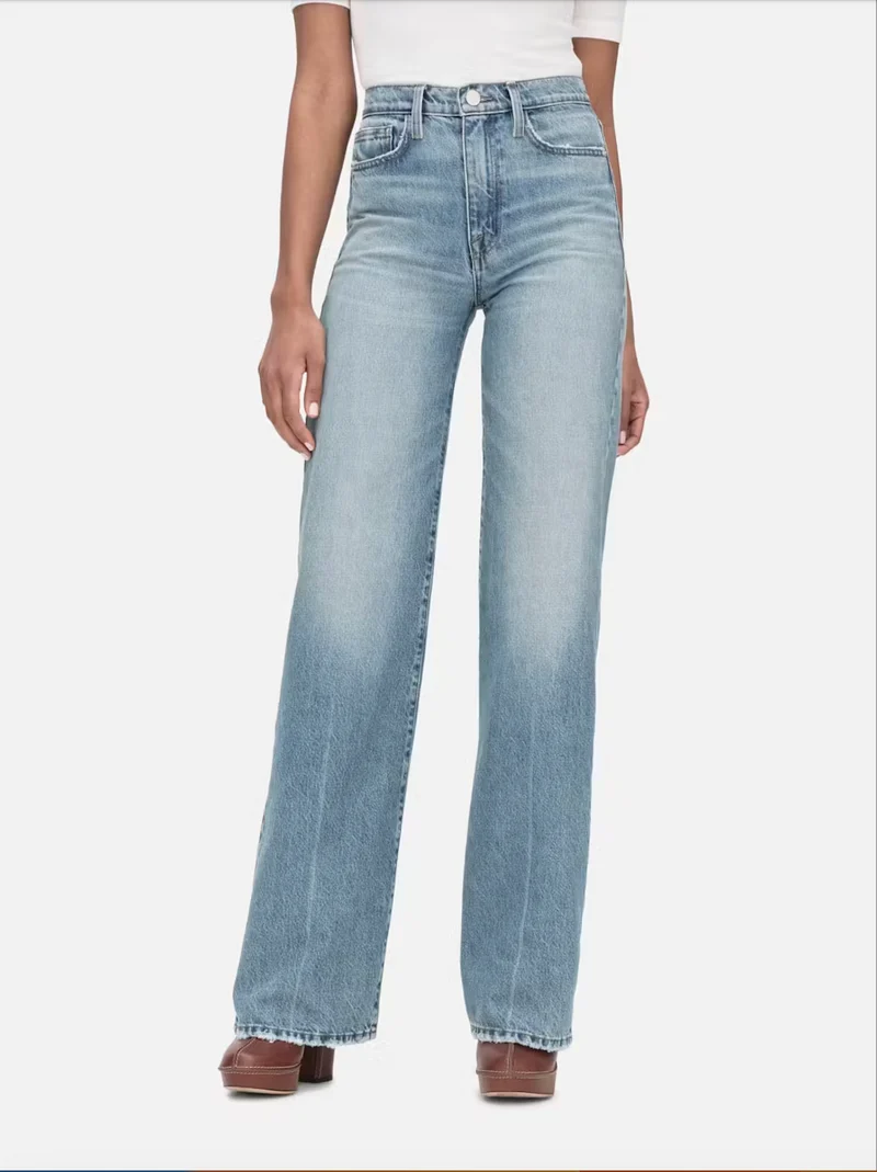 Jeans Jane à jambes larges