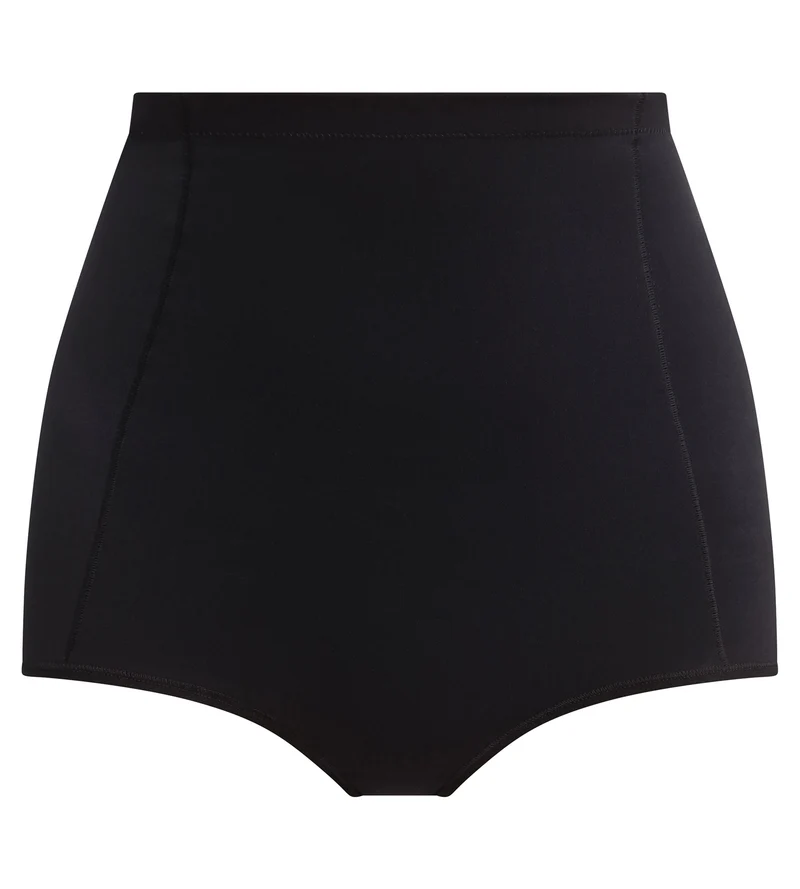 Gaine taille haute femme en microfibre Noir Dim Silhouette Contour