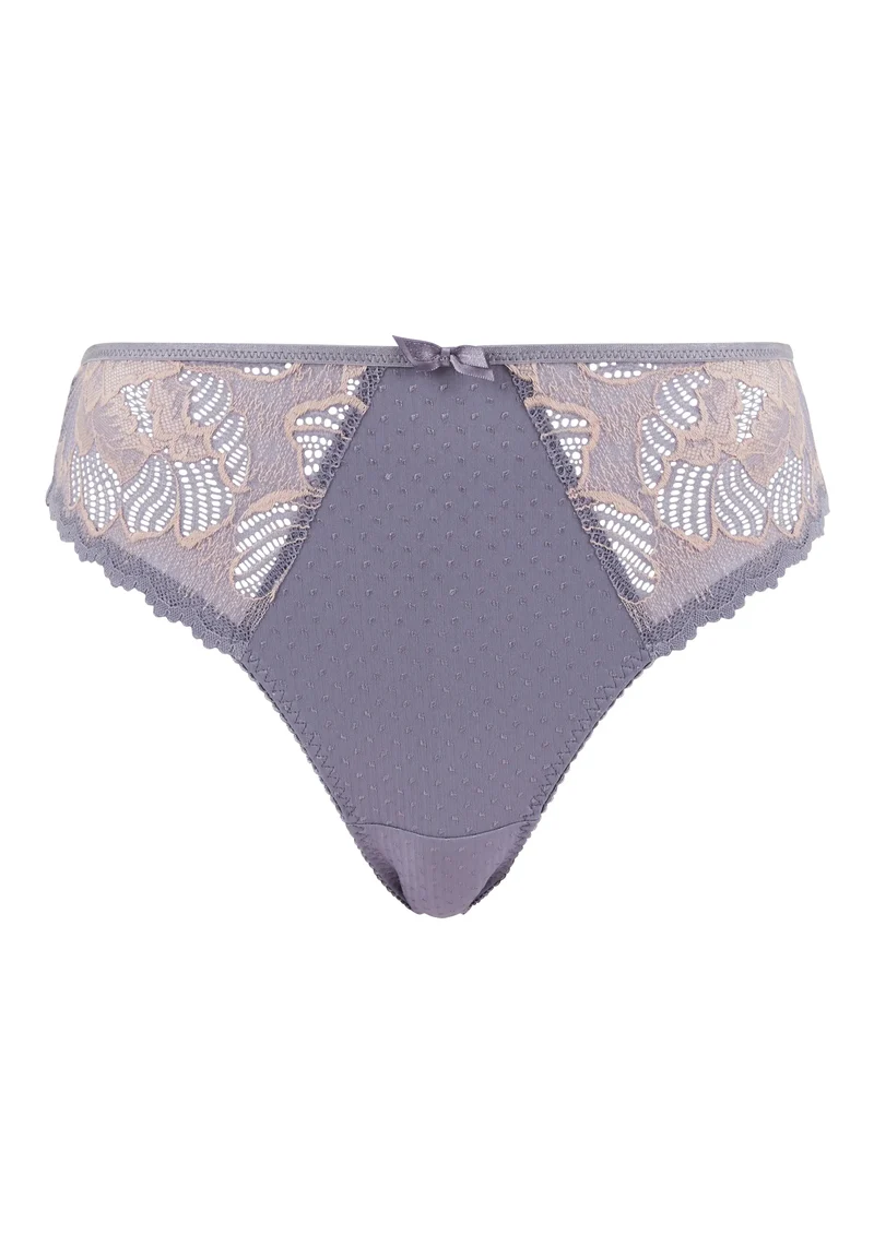 Slip Capucine Gris & Rose Pâle