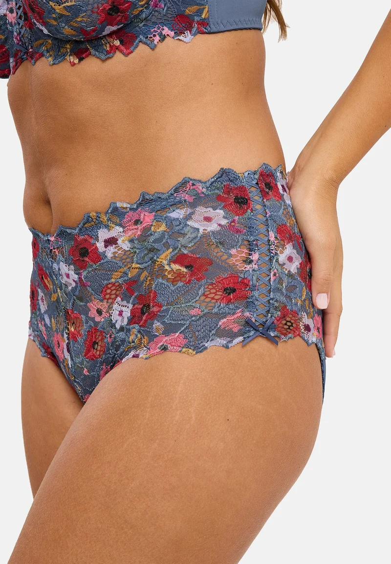 Culotte Arum Mosaïc Imprimé Fleurs Givrées