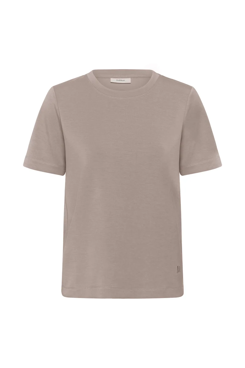 T-shirt Karmen Vincent structuré à col rond