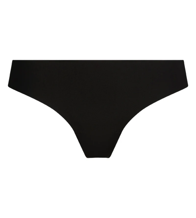 Slip brésilien femme invisible en microfibre Noir Dim