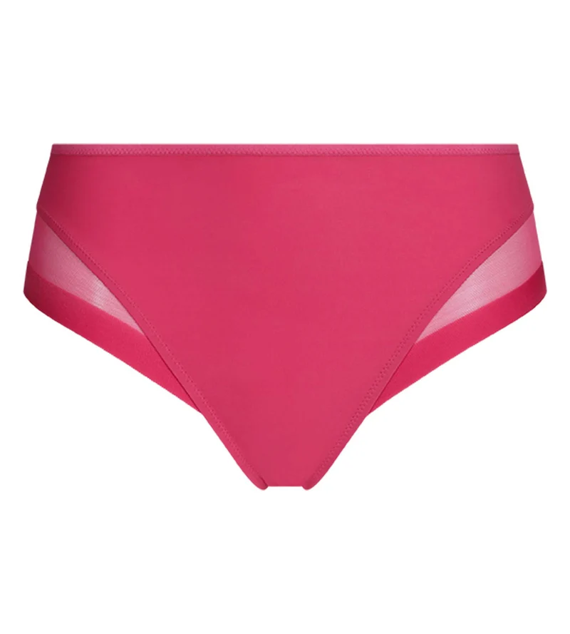 Culotte femme microfibre et tulle framboise Dim Generous