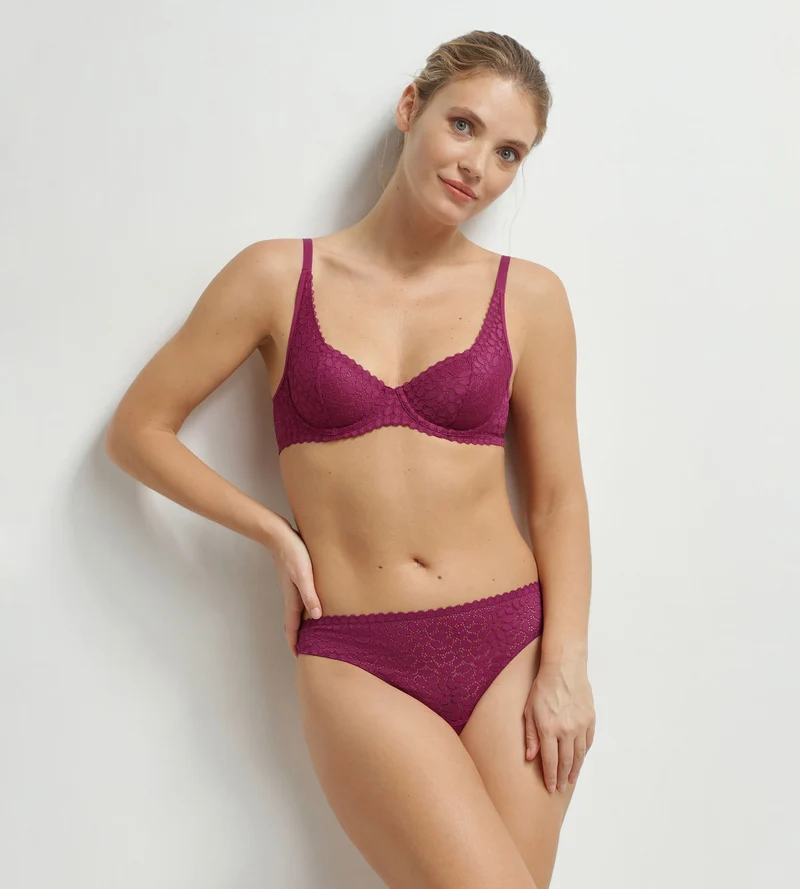 Tanga en dentelle Fruits des Bois Daily Dentelle