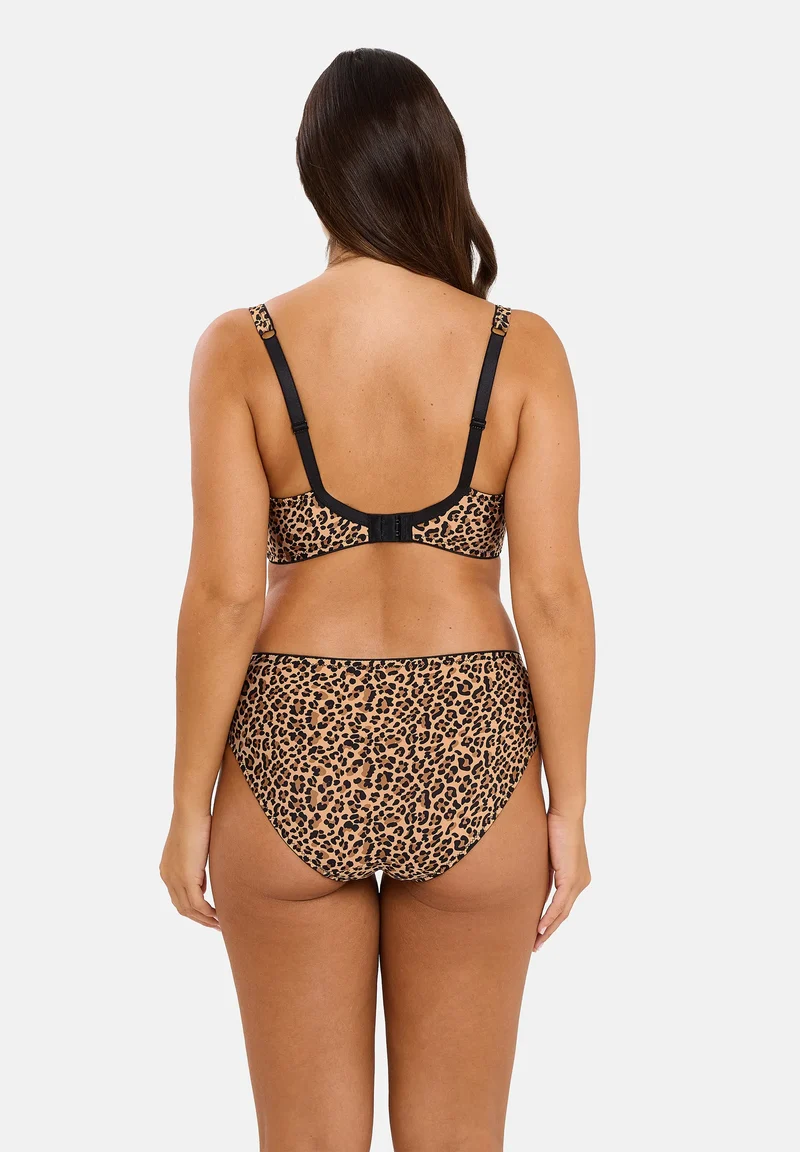 Slip Lya Imprimé Léopard Mocha