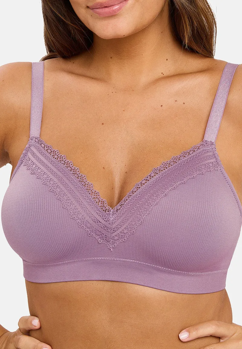 Brassière sans armatures Agathe Violet Rhapsodie