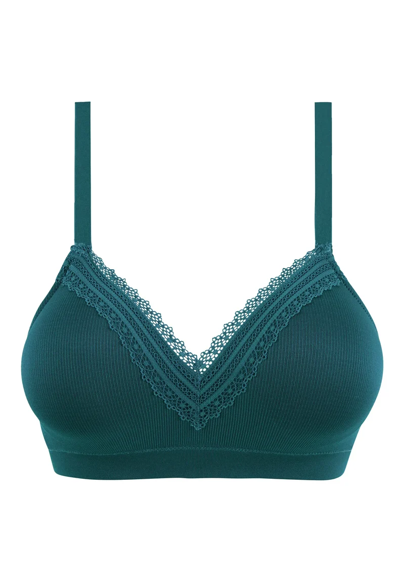 Brassière sans armatures Agathe Vert Emeraude