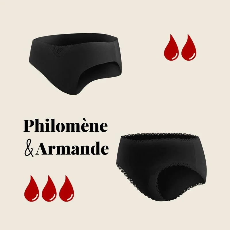 Pack Duo menstruel Armande et Philomène