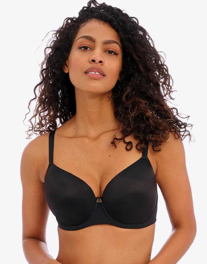 Freya Snapshot Moulded Plunge Bra Black