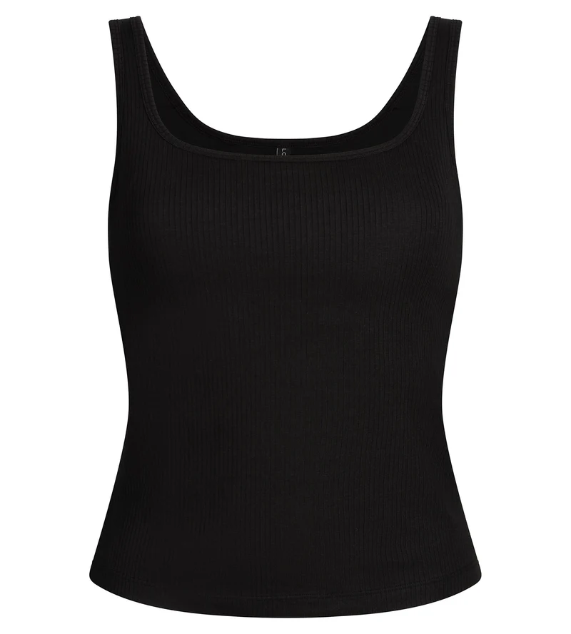 Débardeur femme brassière intégrée Noir Dim Summer