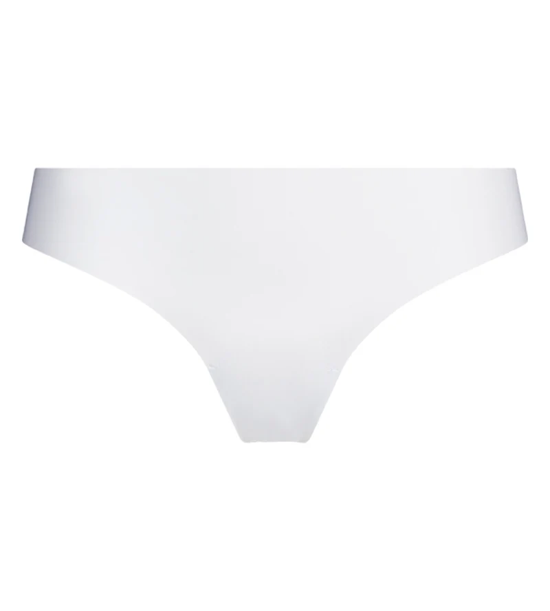 Slip brésilien femme invisible en microfibre Blanc Dim