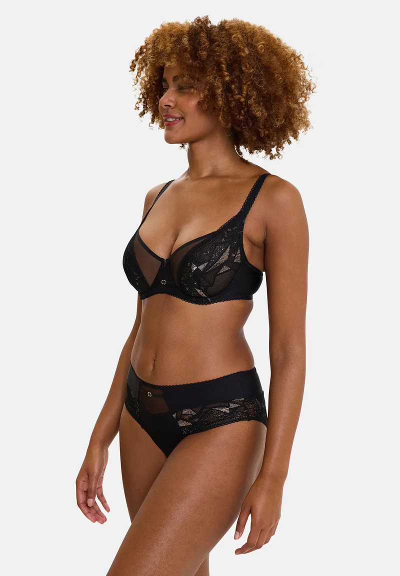 Culotte Désiré Noir & Lurex Cuivré