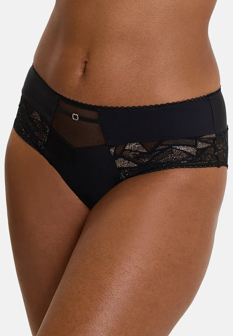 Culotte Désiré Noir & Lurex Cuivré