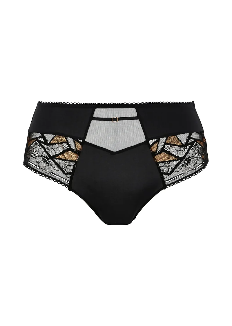 Culotte Désiré Noir & Lurex Cuivré