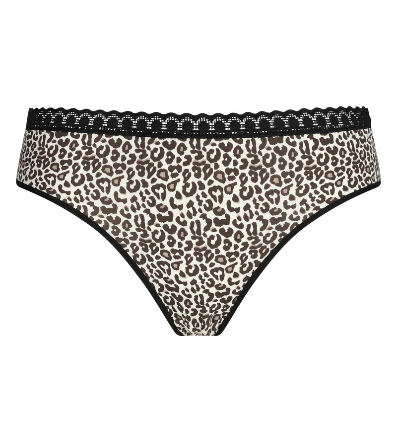 Culotte femme en microfibre léopard Dim Daily Micro