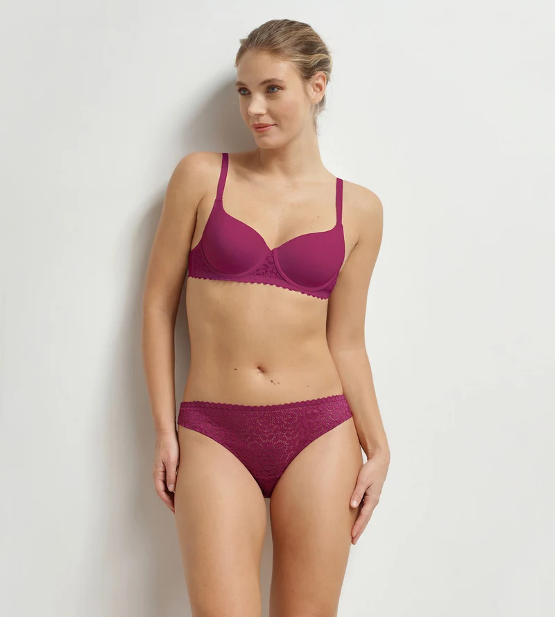 Soutien-gorge corbeille à armatures en microfibre Fruits des Bois Daily Dentelle