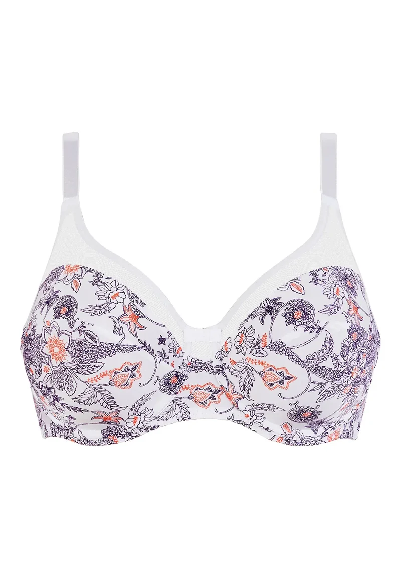 Soutien-gorge emboîtant Complice Imprimé Paisley Mûre et Mandarine