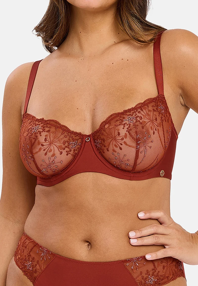 Soutien-gorge corbeille Georgia Multicolore Fond Hénné